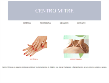 Tablet Screenshot of centromitre.com